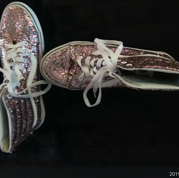 Uni sex Vans Glitter shoe size 8(mens) - Picture 2 of 4